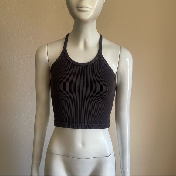 NWOT black free people ribbed crop tank - Picture 8 of 11